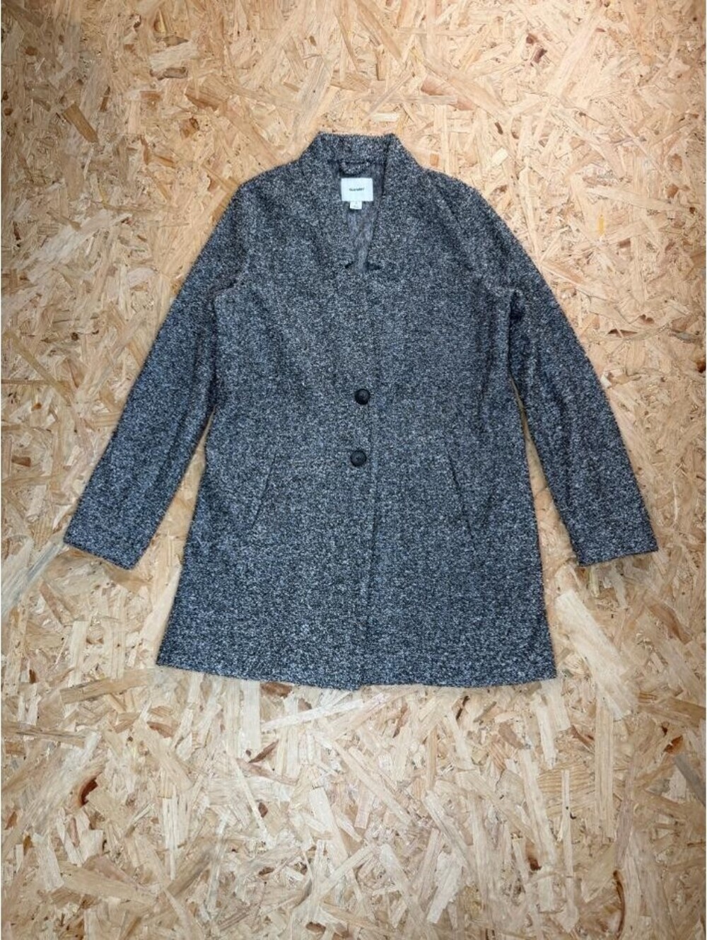 Old Navy Women Medium Gray Knit Cardigan Coat Long Sleeve Button Up Sweater
